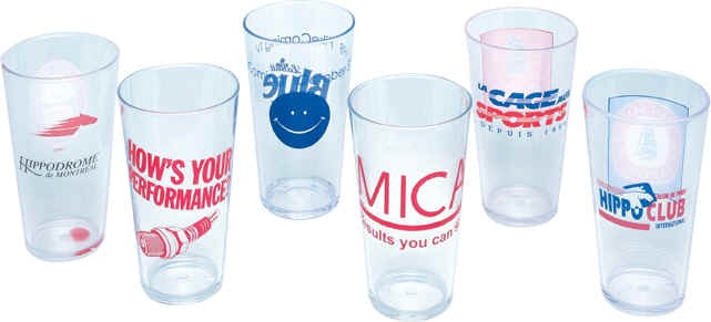 Verre bistro en polystyrène 16 oz