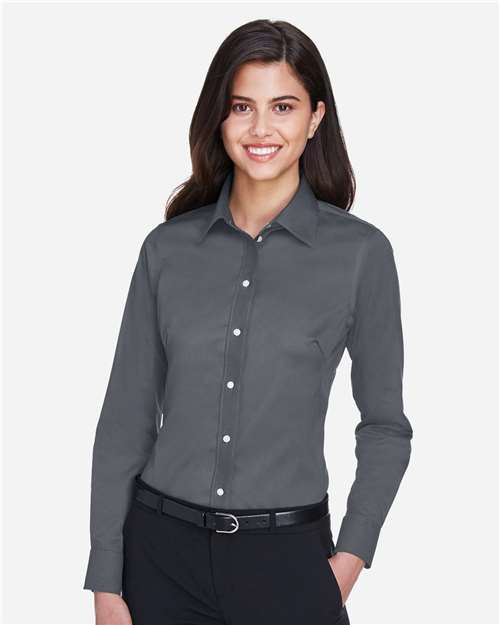 Chemise en sergé extensible Crown Collection® pour femmes - Devon & Jones