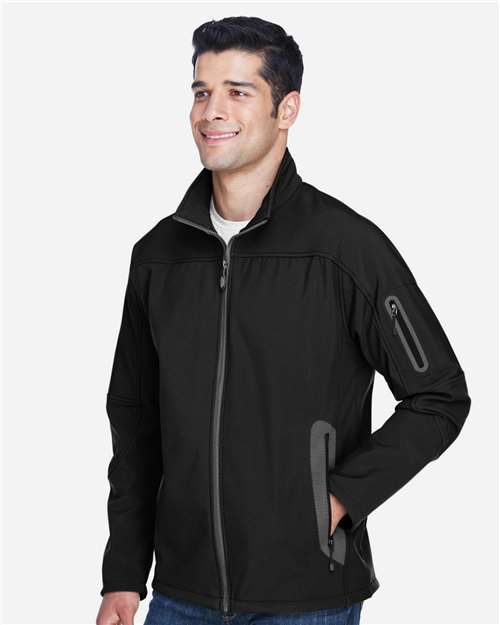 Manteau soft shell collée en polaire à trois couches Technical - North End