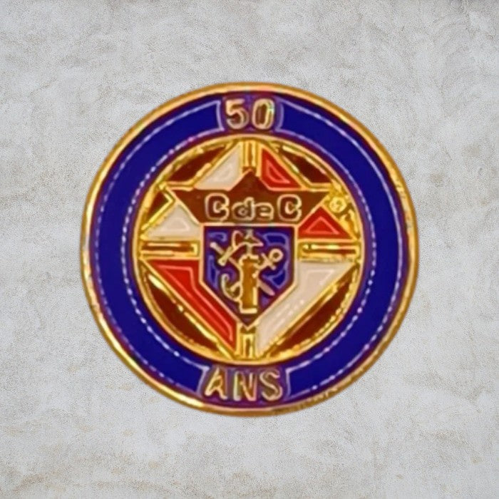 50 Years of Service Pin 3rd Degree Knights of Columbus