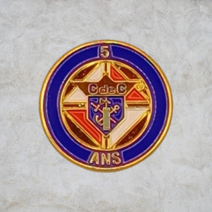 Knights of Columbus 3rd Degree 5 Year Service Pin