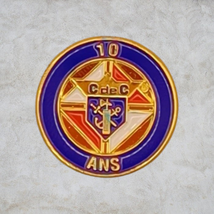 Knights of Columbus 3rd Degree 10 Year Service Pin