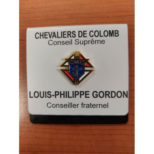 3rd degree officer identity plate