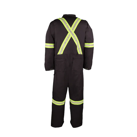 Couvre-Tout de Travail Industriel 100% Coton avec Bandes Réfléchissantes 414VBF