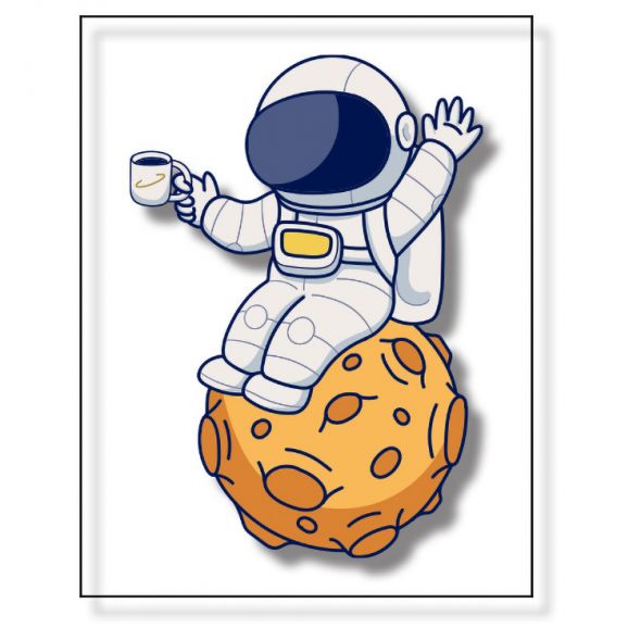 .004 Décalques Formes Spéciales Vinyle Transp. Luisant / face faible adhérence pour usage extérieur (1 à 4 pouces carrés) Quadrichromie et blanc