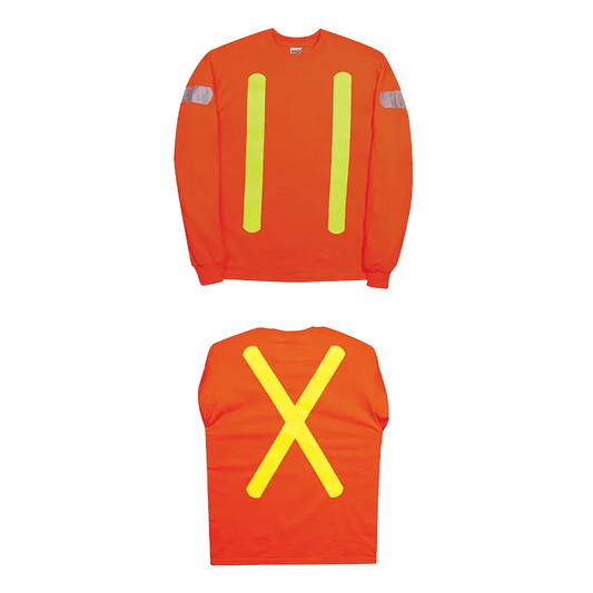 T- Shirt Manche Longue avec Bandes Réfléchissantes 55556