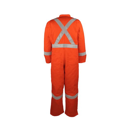 838CRT Twill Work Coverall with Reflective Stripes