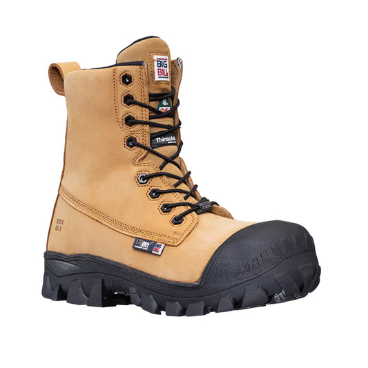 Botte de travail Big Bill Traction 4X4 Sans Métal Imperméable - Nubuck - BB6014