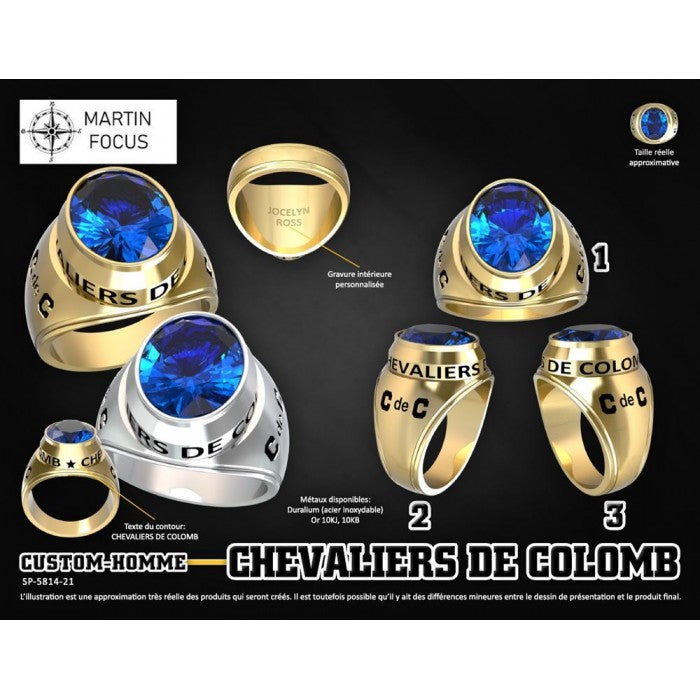 BAGUE CUSTOM EN DURALIUM