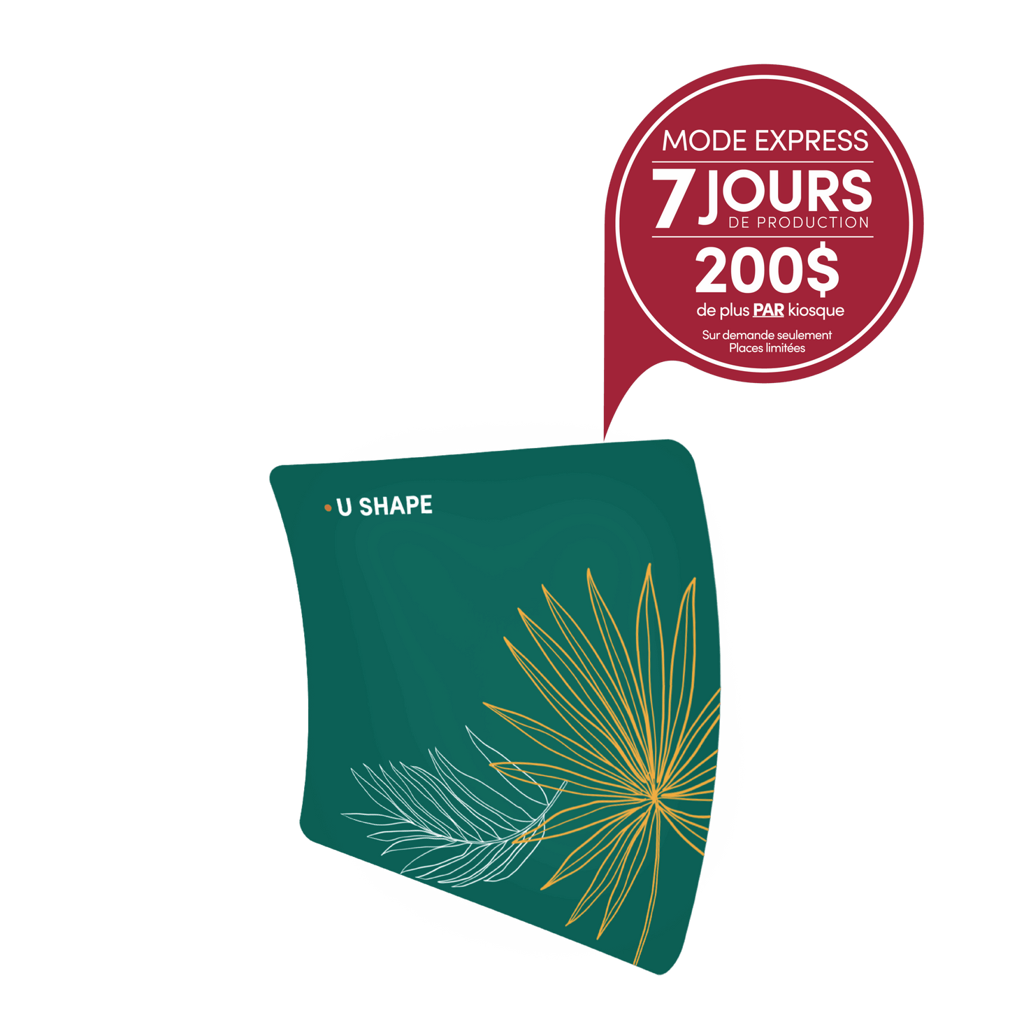 TUBE KIOSK - CURVED 8'