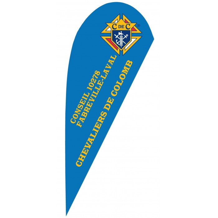 Beachflag model Teardrop