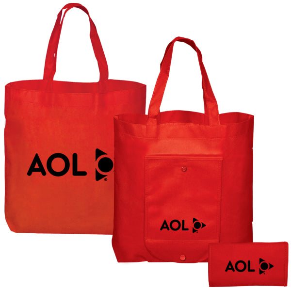 Non-woven foldable tote bag