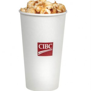 GOBELETS EN PAPIER PERSONALISÉ– CHAUDS OU FROID 8 - 10- 12- 16 - 20oz