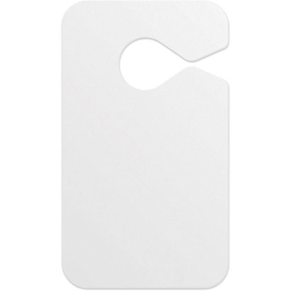 .020 vignettes de stationnement vinyle blanc (2.75" x 4.75") - Non imprimé