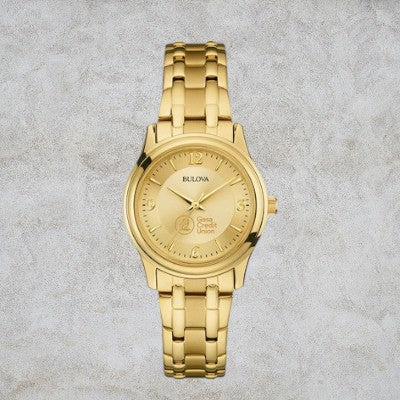 Montre-bracelet Bulova pour femme, couleur or # 97L152