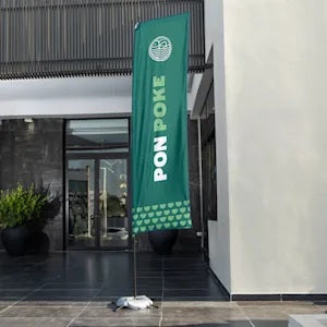 Drapeaux publicitaires rectangulaires