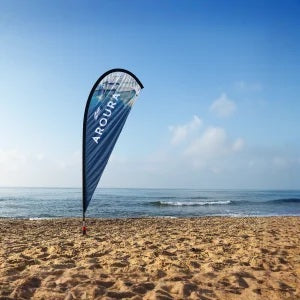 Drapeaux gouttes (teardrop)