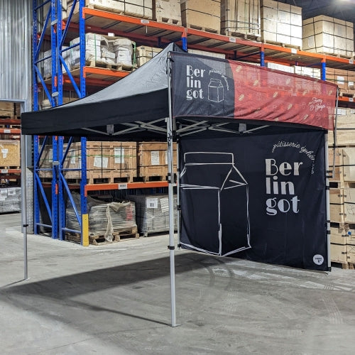 Banner for tent