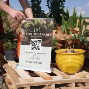 Banderoles rétractables de comptoir