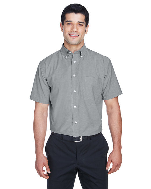 Chemise oxford manches courtes anti-tâches