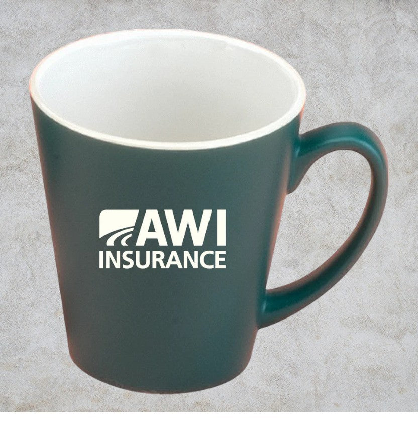 Tasse en céramique funnel fini mat 12 oz. - M2011 - Liquidation !!