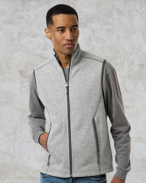 Veste sans manches en molleton jacquard Jasper pour hommes - North End