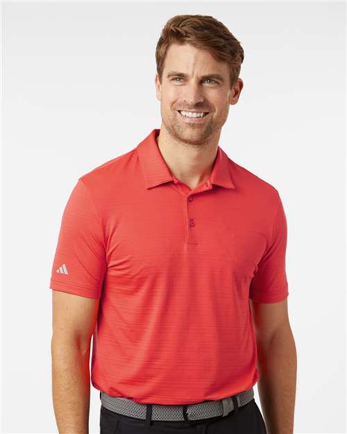 Polo texturé à rayures pour hommes - Adidas