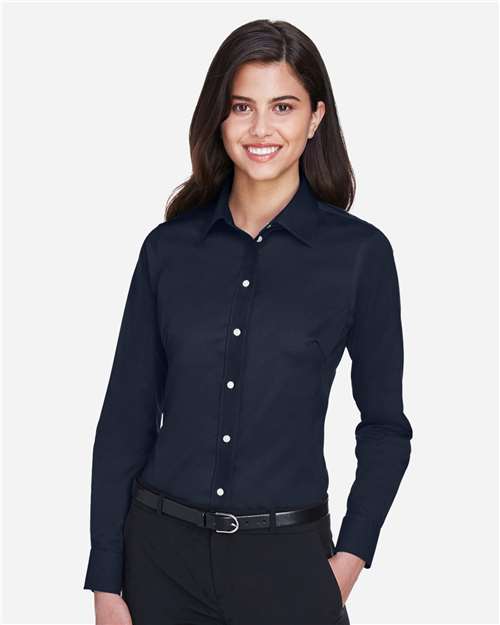 Chemise en sergé extensible Crown Collection® pour femmes - Devon & Jones