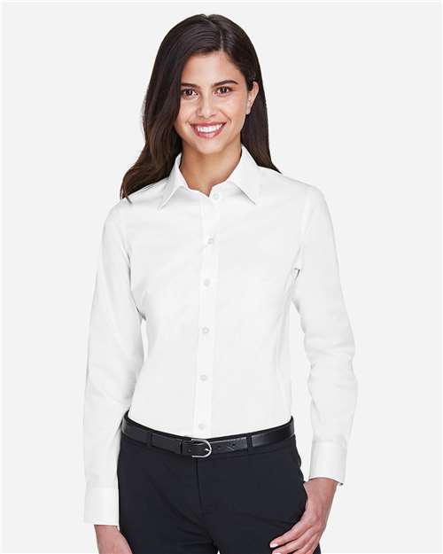 Chemise en sergé extensible Crown Collection® pour femmes - Devon & Jones