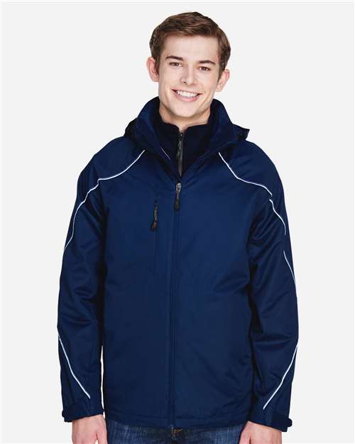 Manteau 3 en 1 avec veste intérieure collée en polaire Angle - North End