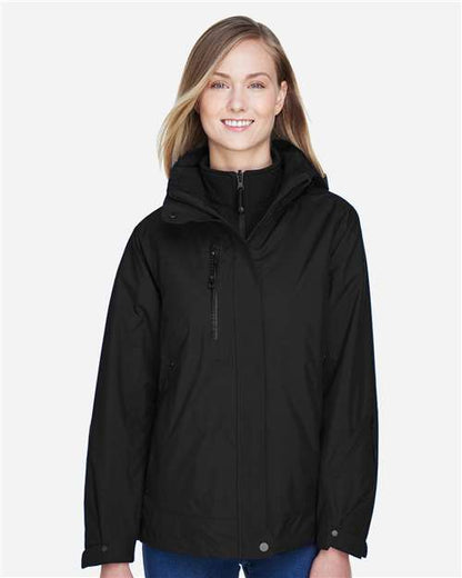 Manteau 3 en 1 avec veste intérieure en coquille souple Caprice pour femmes - North End