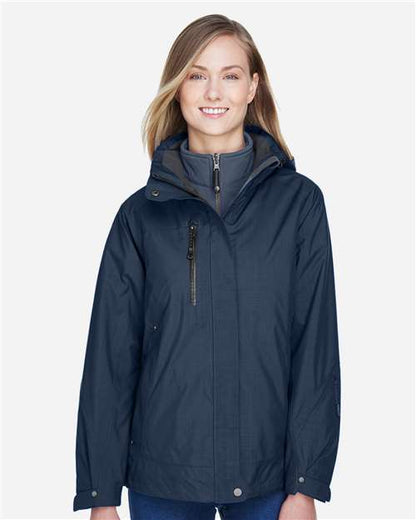 Manteau 3 en 1 avec veste intérieure en coquille souple Caprice pour femmes - North End