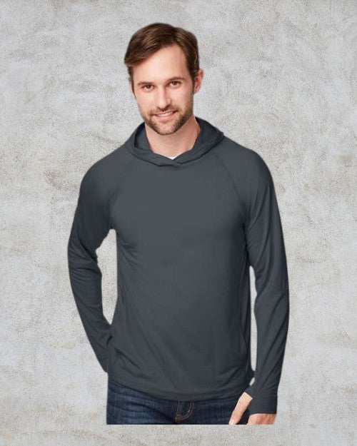 Chandail extensible de performance à capuchon et manches longues JAQ unisexe - North End