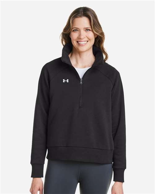 Molleton avec fermeture à glissière un quart Rival pour femmes - Under Armour