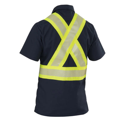Chemise en Tissu Anti-Déchirure à Manches Courtes Haute Visibilité - 134HVP