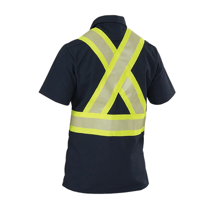 High Visibility Short Sleeve Ripstop Shirt 