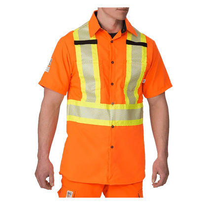 High Visibility Short Sleeve Ripstop Shirt 