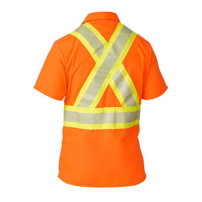 High Visibility Short Sleeve Ripstop Shirt 