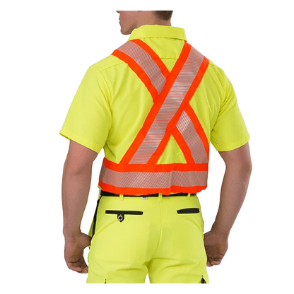 High Visibility Short Sleeve Ripstop Shirt 