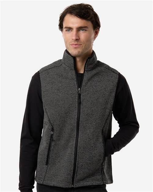 Veste sans manches en molleton jacquard Jasper pour hommes - North End