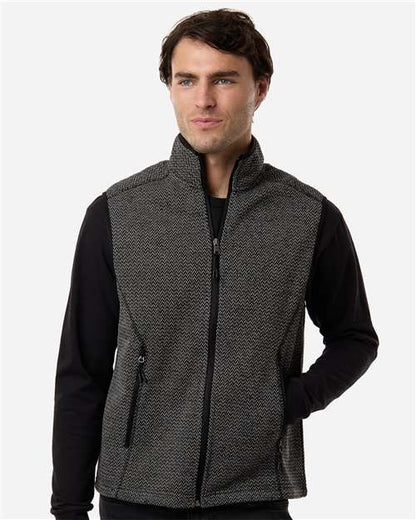 Veste sans manches en molleton jacquard Jasper pour hommes - North End