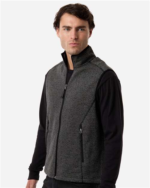 Veste sans manches en molleton jacquard Jasper pour hommes - North End