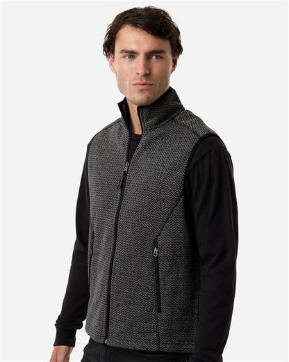 Veste sans manches en molleton jacquard Jasper pour hommes - North End