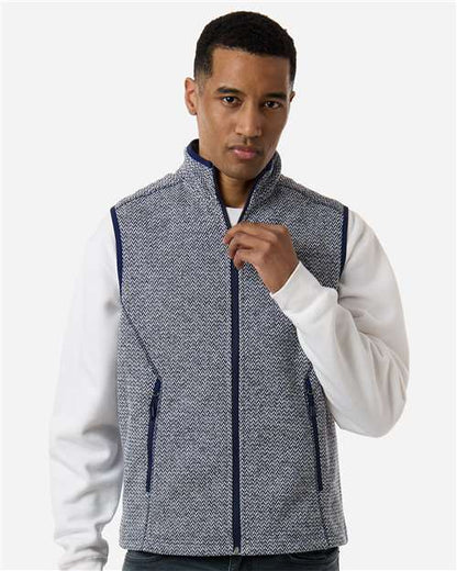 Veste sans manches en molleton jacquard Jasper pour hommes - North End