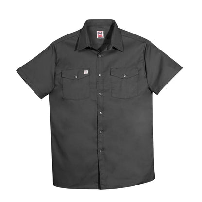 Short Sleeve Button Down Work Shirt 137