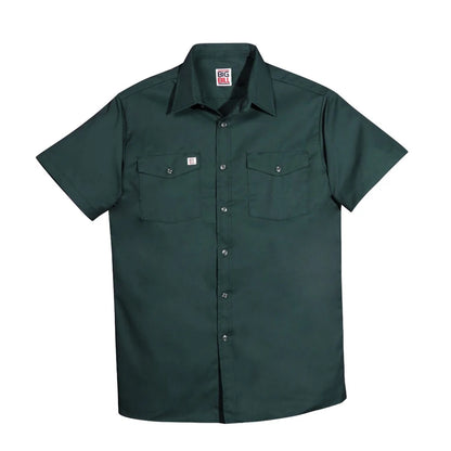Short Sleeve Button Down Work Shirt 137