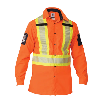 High Visibility Long Sleeve Ripstop Shirt