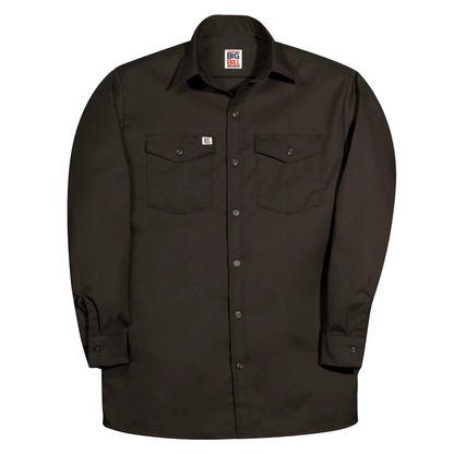 Long Sleeve Button Down Work Shirt 