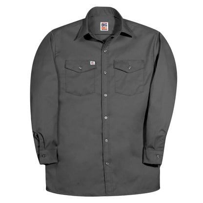 Long Sleeve Button Down Work Shirt 