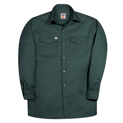 Long Sleeve Button Down Work Shirt 
